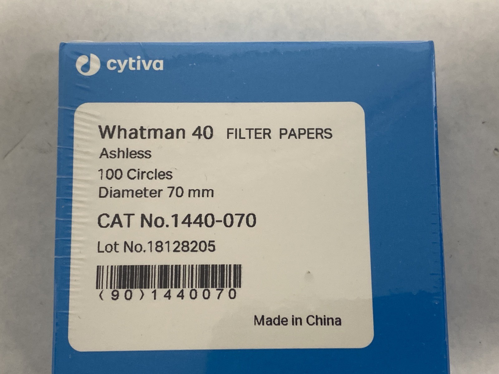 (100/Pk) WHATMAN Grade 40 Quantitative Ashless Filter Paper 70mm Circle 1440-070