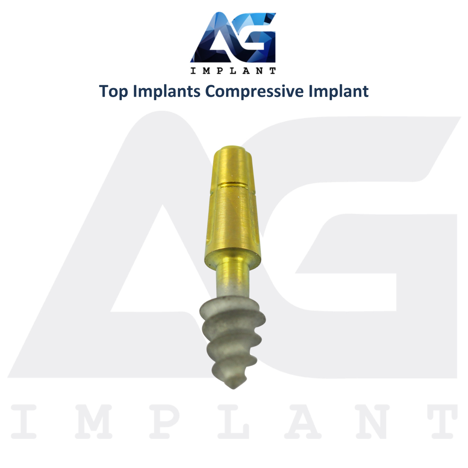 Titanium Compressive Monoblock Dental Fixtures SLA Surface One Piece Dentistry