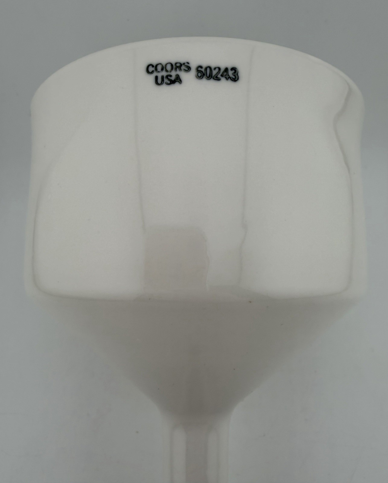 Coors Porcelain Ceramic Buchner Lab Funnel 4.25” x 6.5” 60243 Excellent