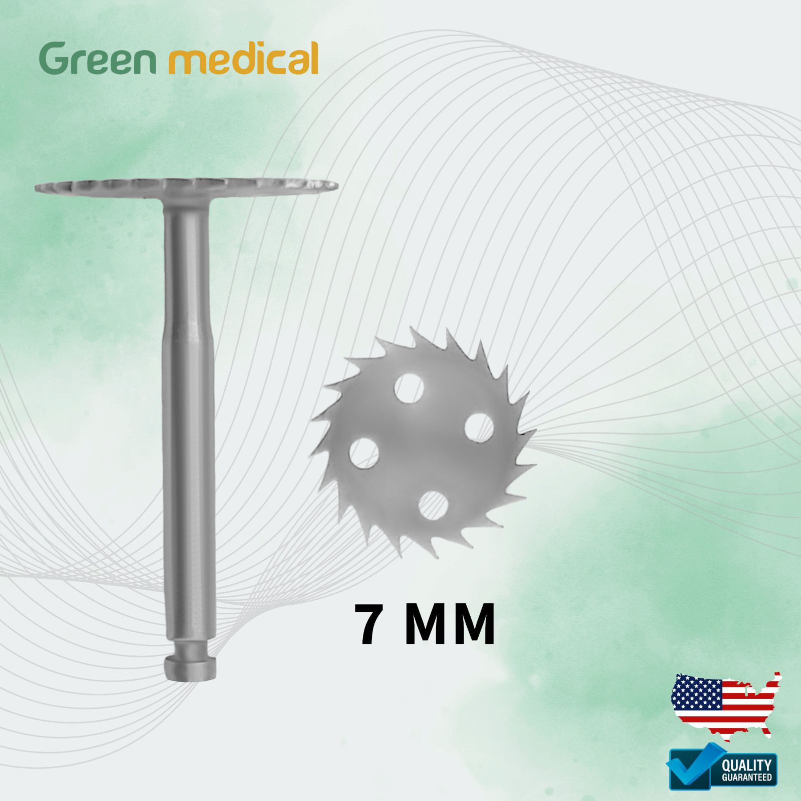 Dental Saw Discs Set 7mm 10mm 13mm – Latch Type Cutting Tools for Handpieces
