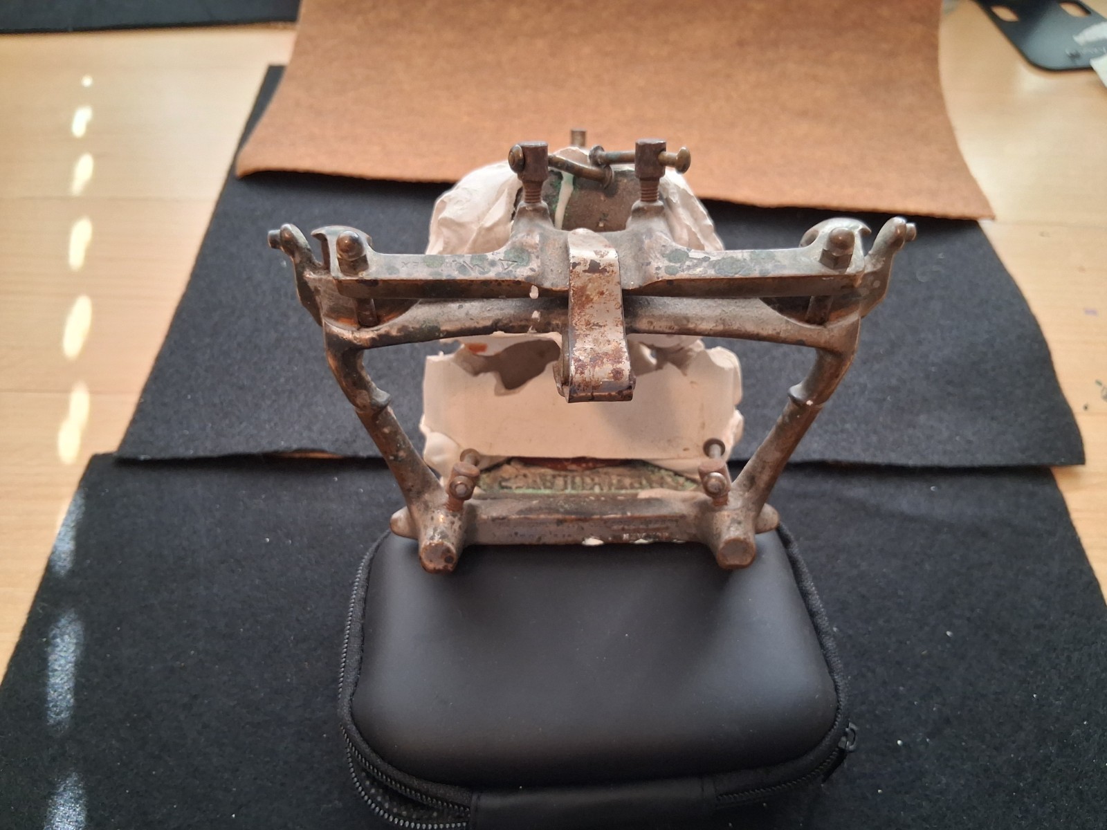 Antique dental articulator patented 1912. Dentists Supply co. New York