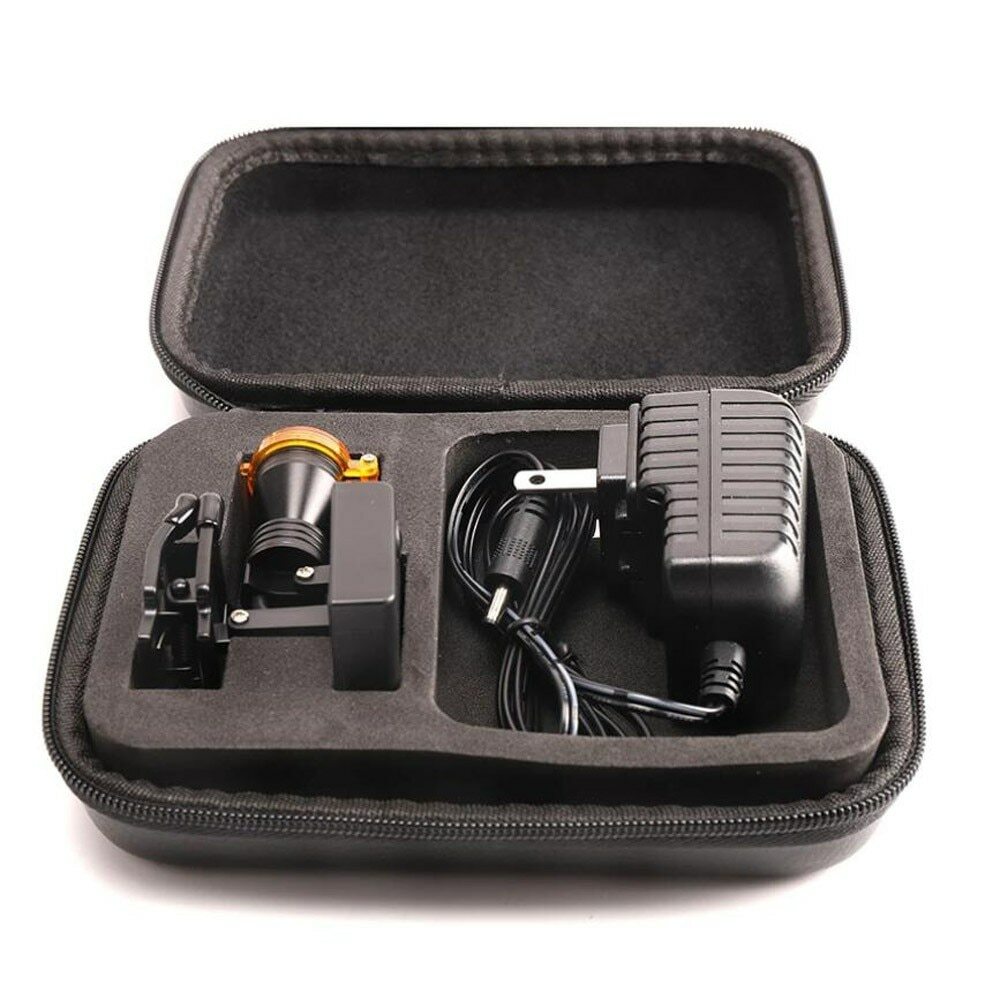 Dental Wireless Headlight For Loupe 5W LED Ultralight Headlamp W/ Optical Filter