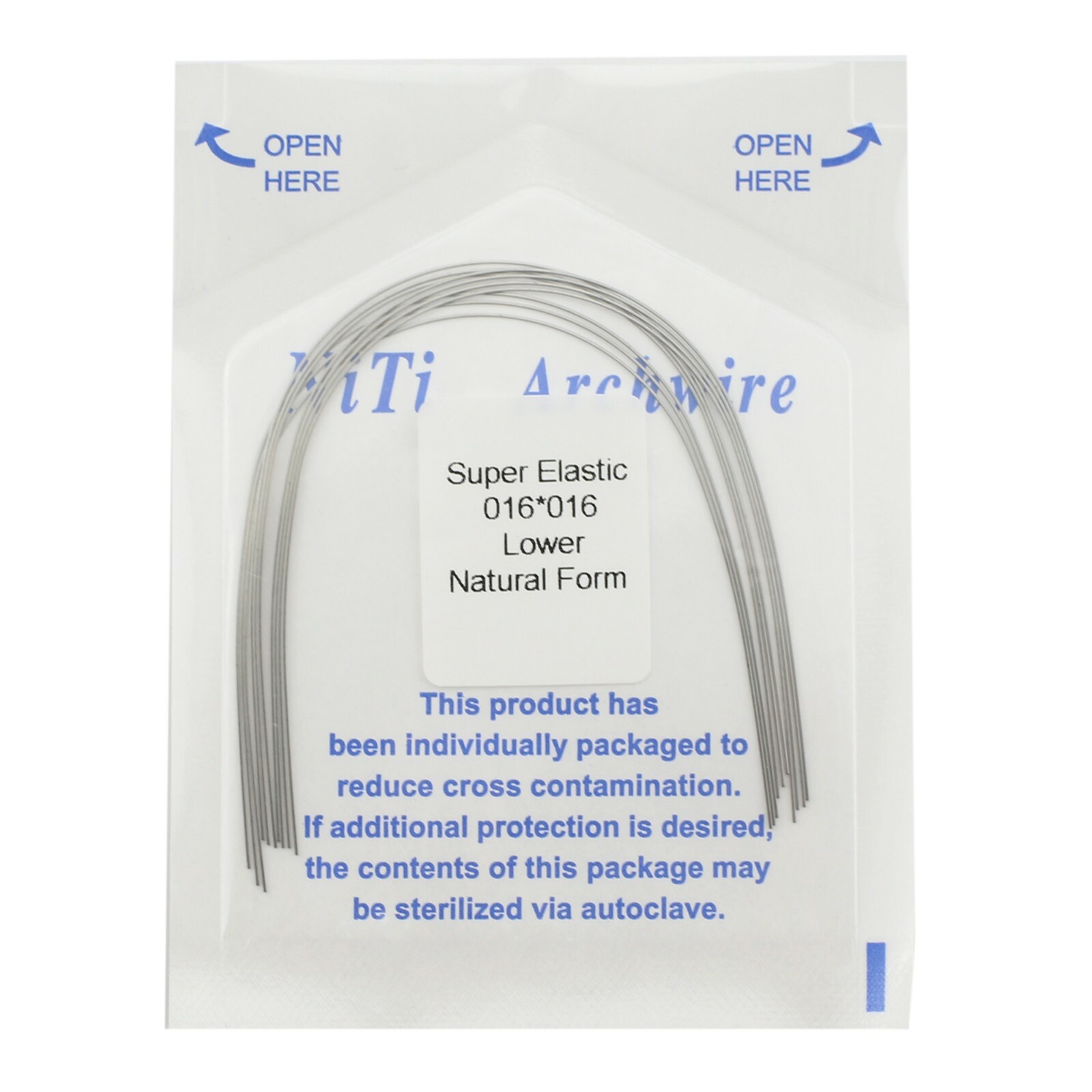 Orthodontic Arch Wires Dental Niti Super Elastic Rectangular Natural Ortodoncia