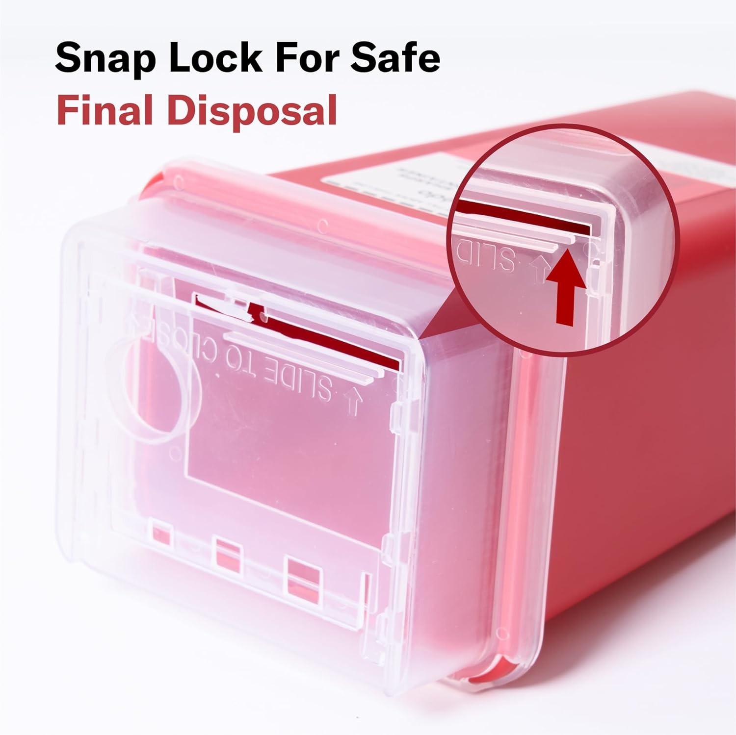 Lightweight 2 Quart Sharps Container – Ideal for Safe Medical Waste Disposal