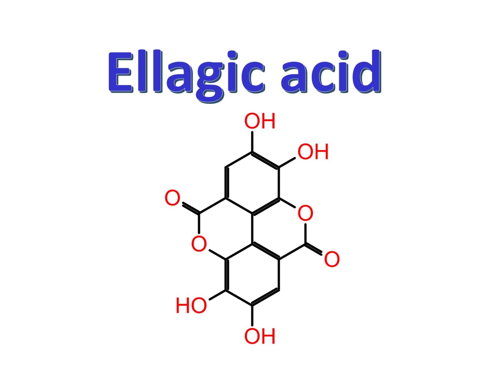 Ellagic acid, CAS 476-66-4