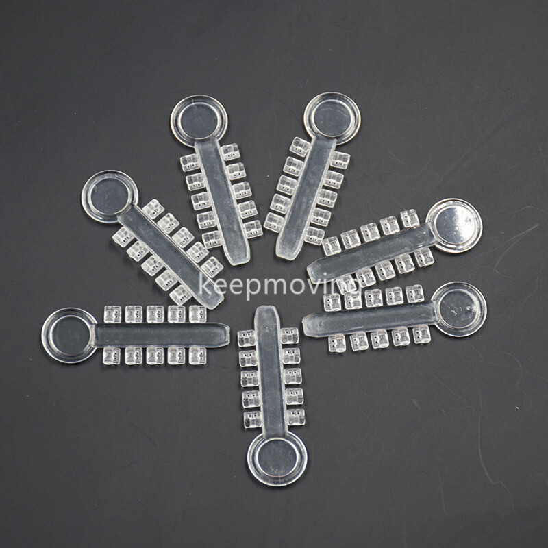 Dental High Elastic Rubber Orthodontic Rotation Wedge Clear Transparent 100 Pcs