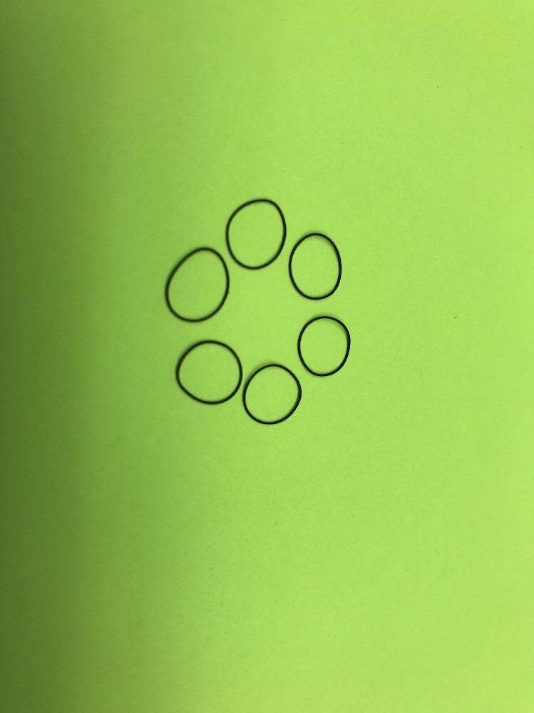 STAR 430 PUSH BUTTON HEAD CAP O’Ring (NEW) Lot Of 6.