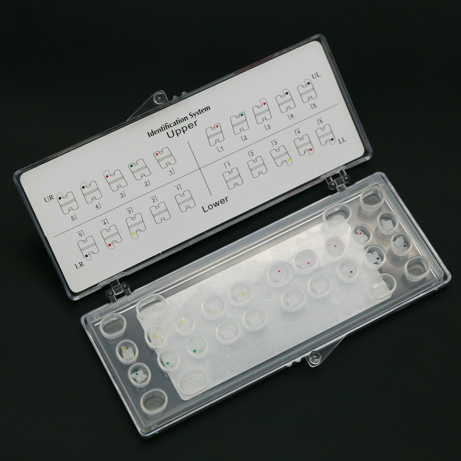 US Dental Orthodontic Ceramic Brackets Braces Mini Roth/MBT 022 Slot 3 4 5 Hooks