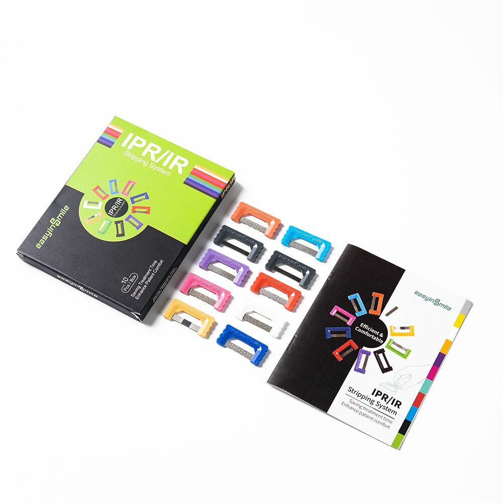 Orthodontic Polishing Strip Interproximal Strip Enamel Reduction IPR Kits 100pcs