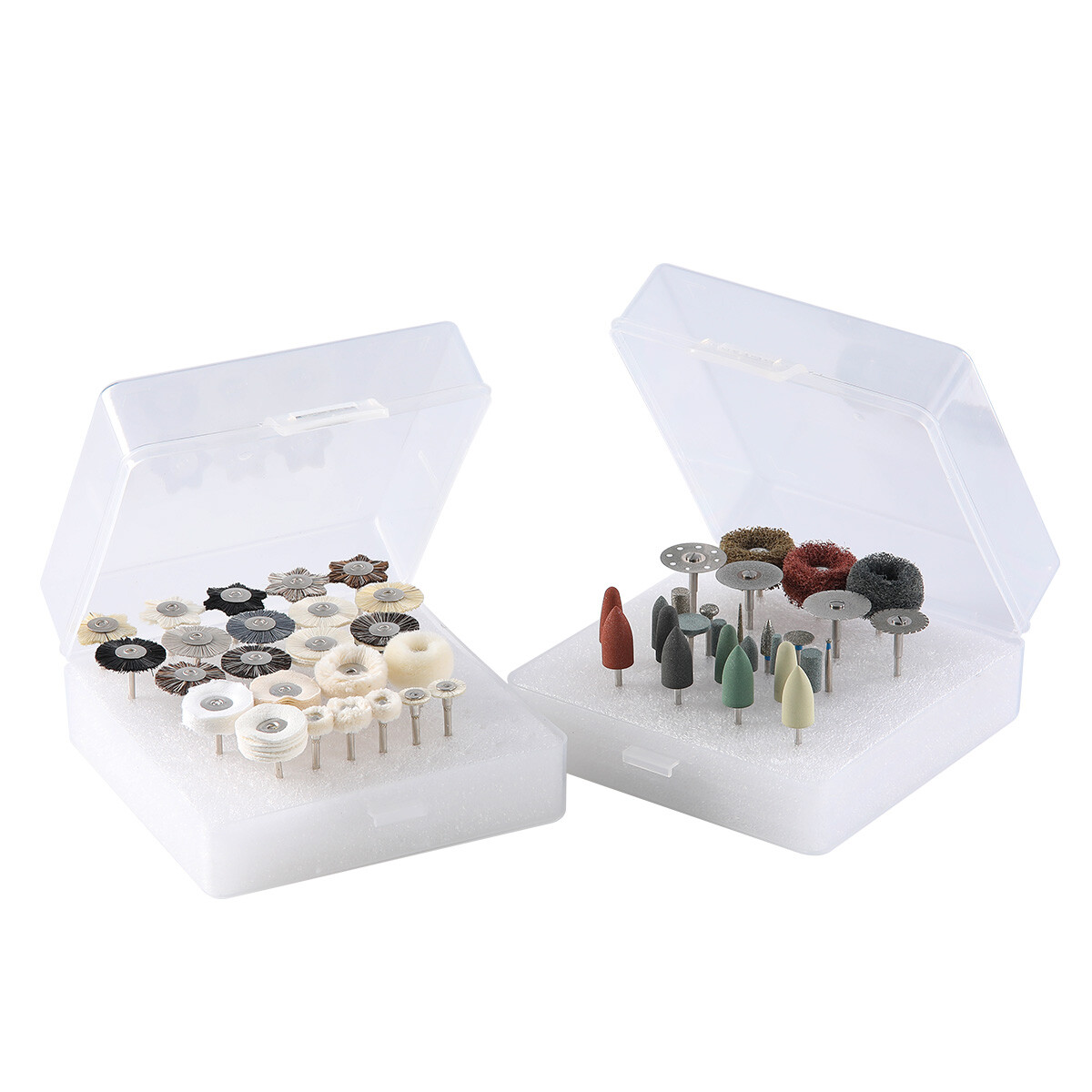 Dental RA HP Diamond Polishing Burs Disc Brushes Kit for Porcelain Ceramics