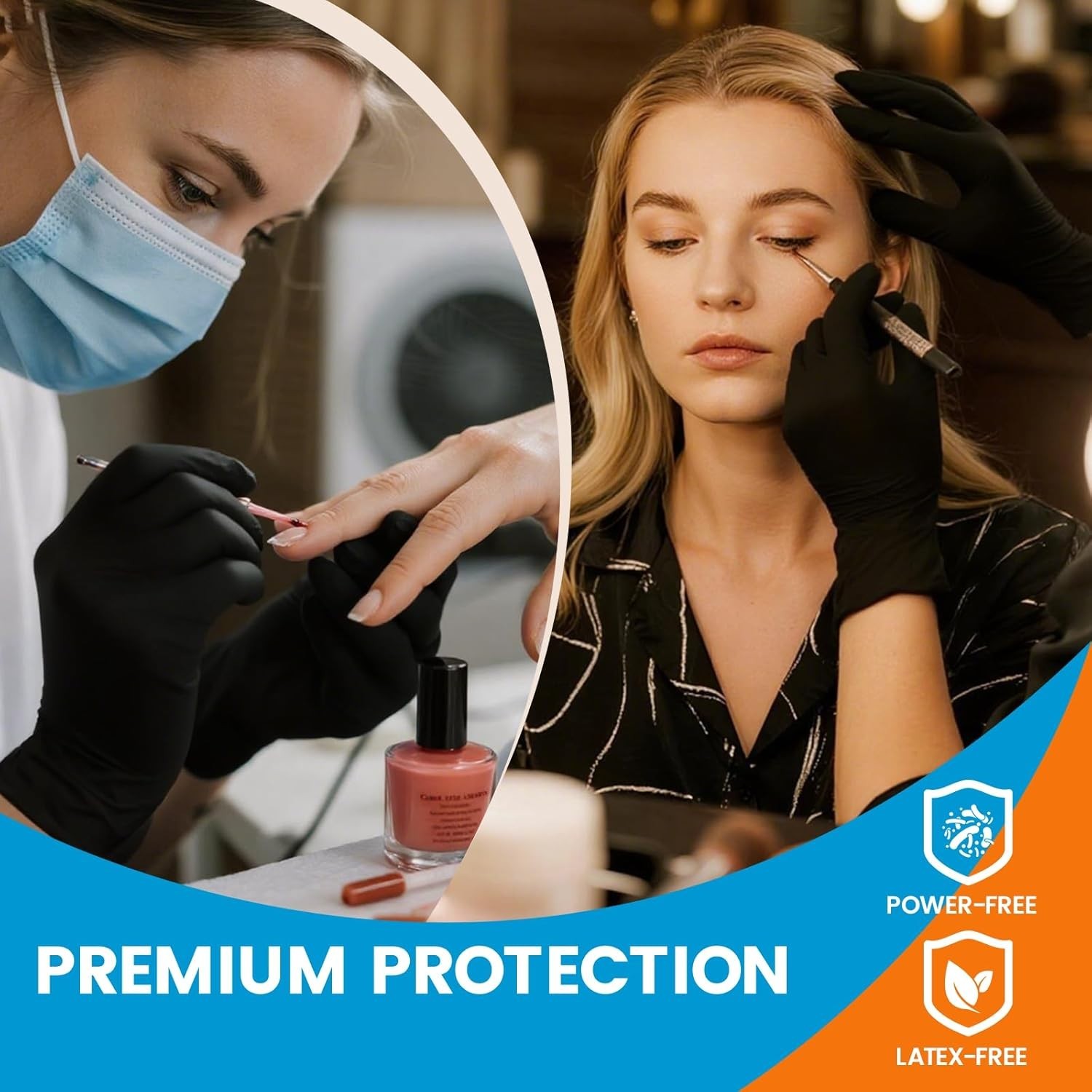 Durable Large Nitrile Gloves – 6 Mil Thickness, Powder-Free & Chemical Resistant