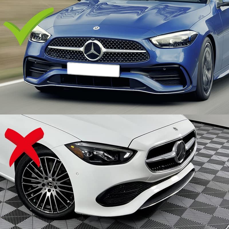 3PCS Front Bumper Lip Splitter For 2022-2025 C-Class W206