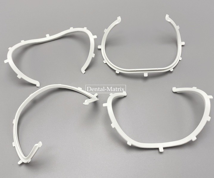 1piece Dental Rubber Dam Sheet Frames Brackets Light Plastic Foldable S.S. Frame