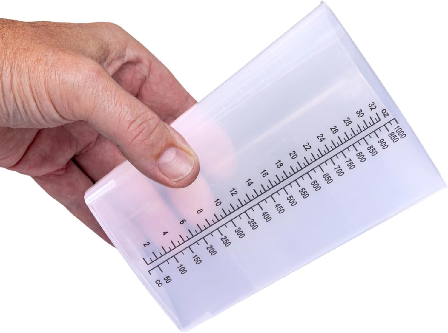 Graduated Intake Output Container 32 Oz – Plastic Triangular Measuring