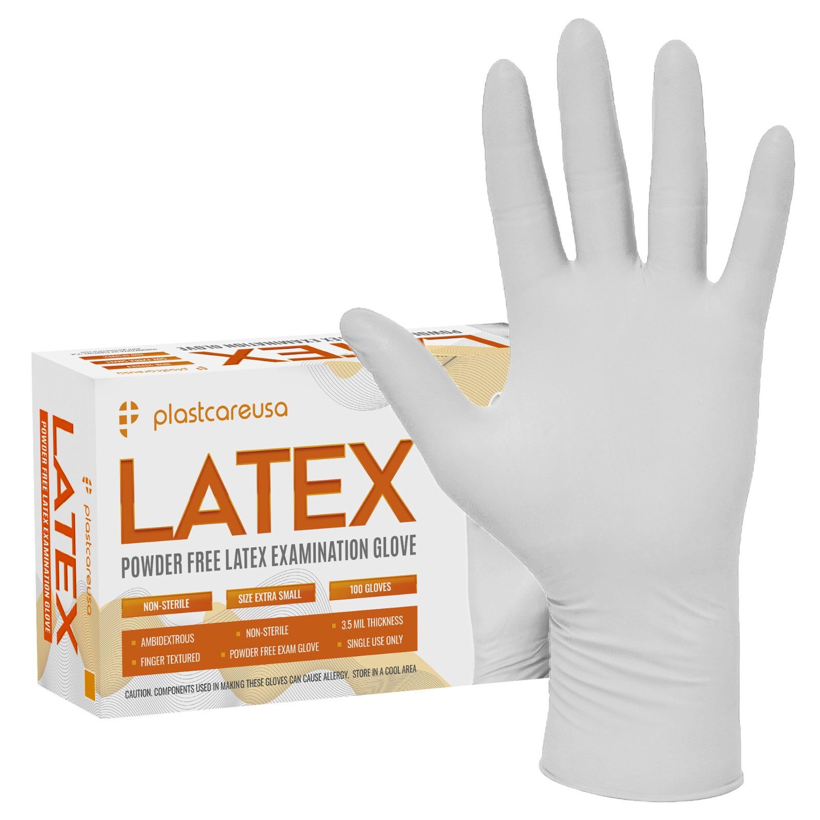 1000 Large Latex Gloves Powder Free Premium Disposable Exam Medical Dental