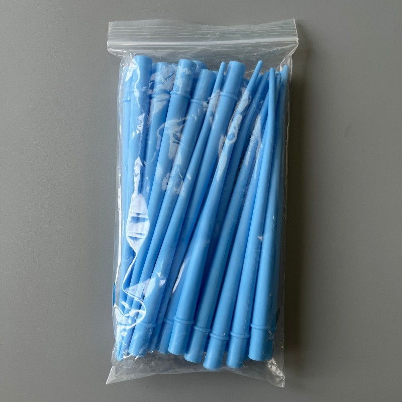 25Pcs (1Bag) Surgical Aspirator Tips Blue Small 1/16″ Dental Suction Saliva