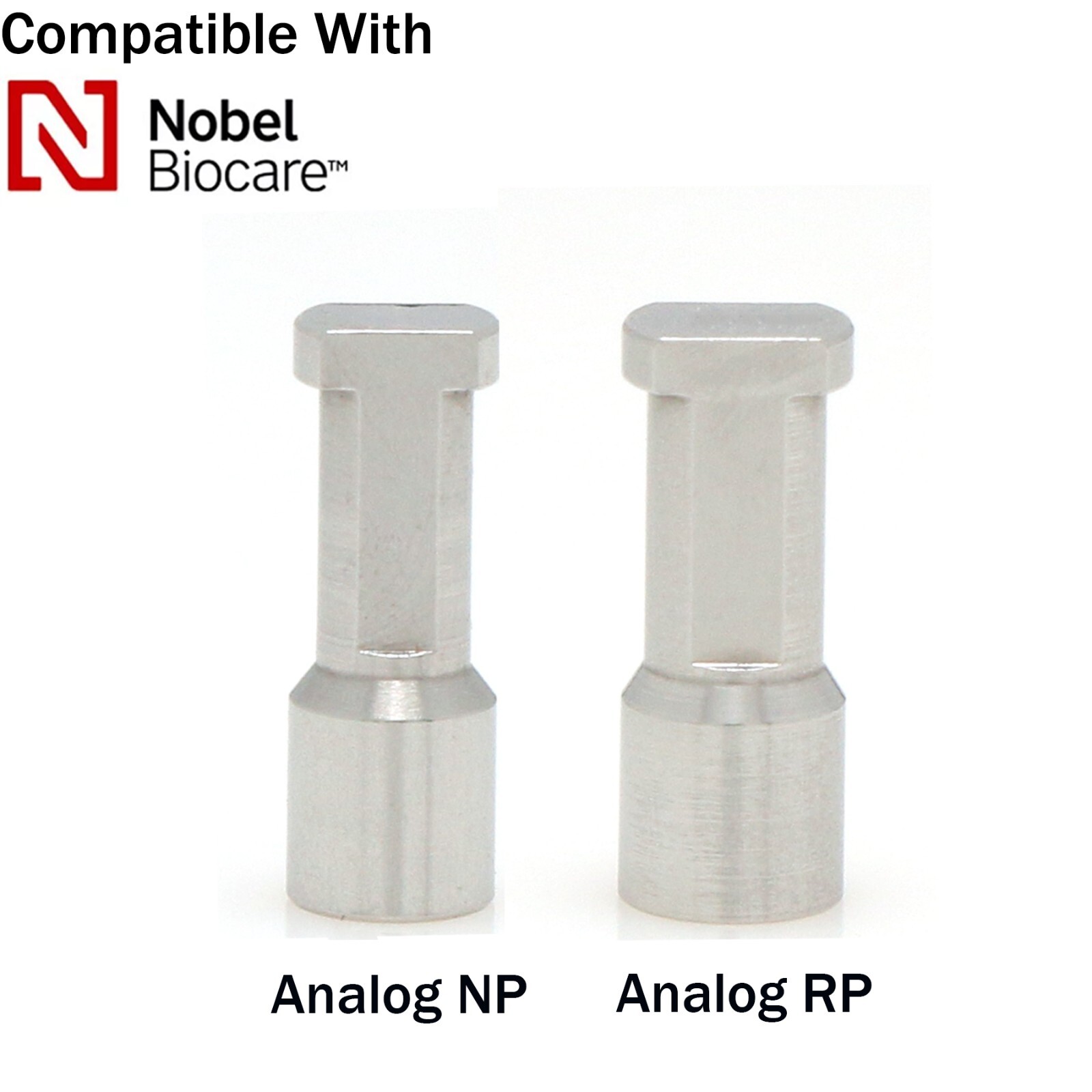 Dental Lab Implant Analog fits Hiossen Oss Regular/Mini Nobel NP/RP ITI NC/RC