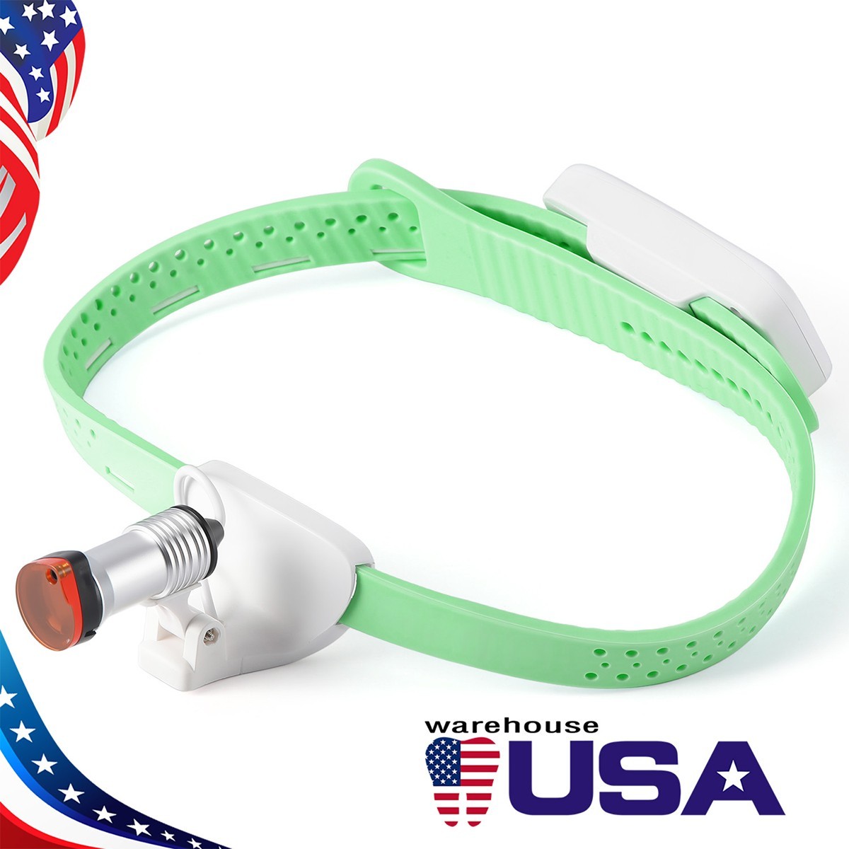 Dental 5W Silicone Headlamp Surgery Medical LED Filter Bright Charger Green