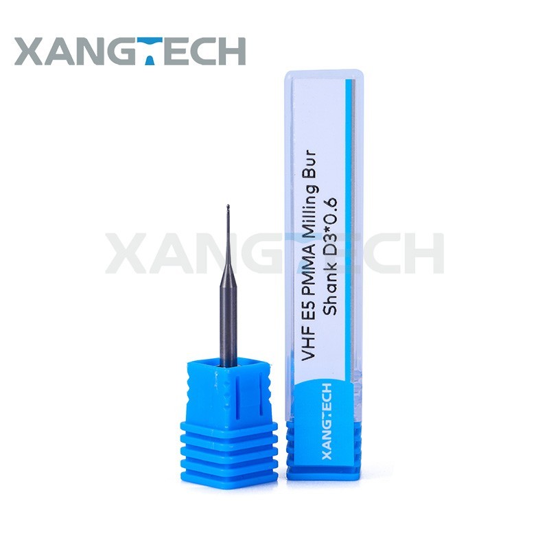 VHF E5 PMMA NC Milling Burs CAD CAM Milling Cutters for Peek Wax Grinding Tools
