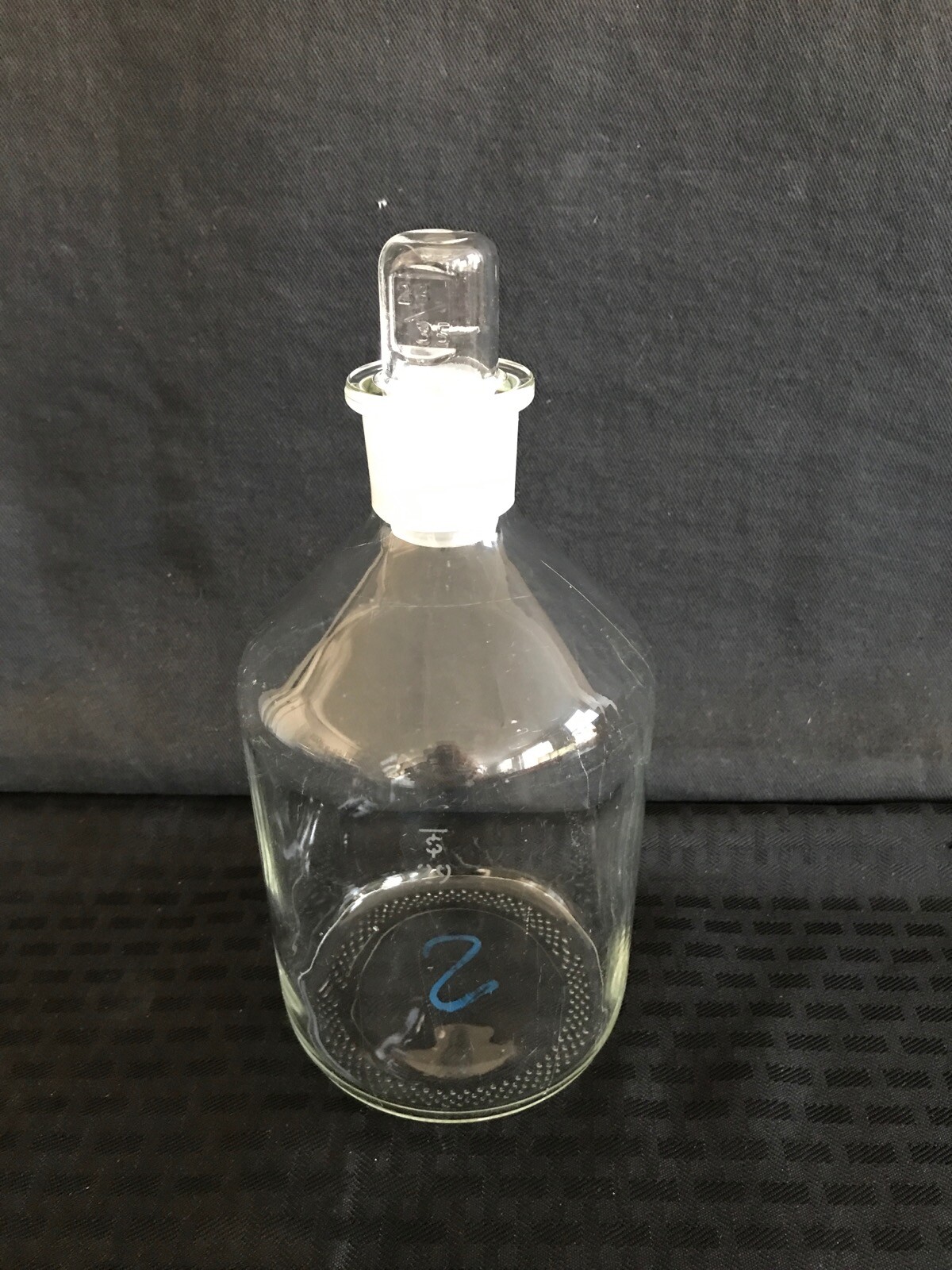 Laboratory Glass 1L 1000mL Plain Reagent Storage Bottle w/ #29 Stopper