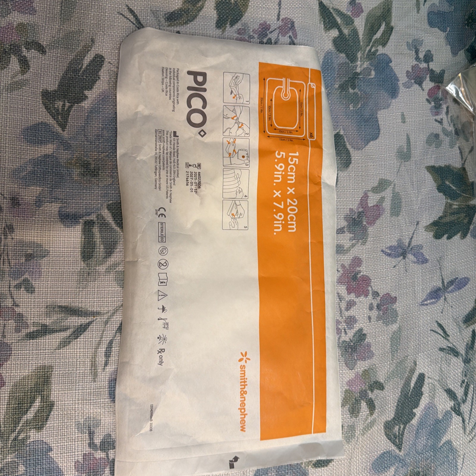 Smith & Nephew Pico 1 Wound Therapy 5.9″ x 7.9″ 66022006 each box