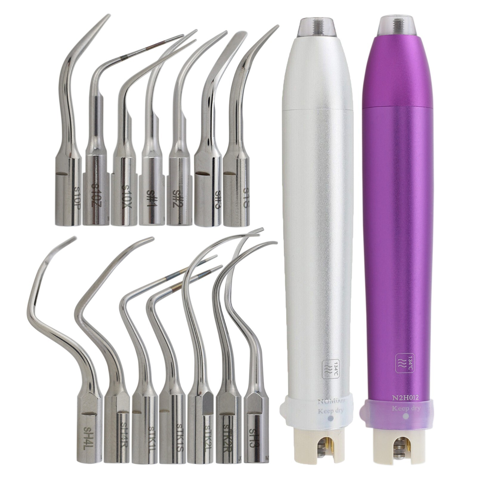 NEWTRON Slim BLED Ultrasonic Scaler Handpiece ACTEON Satelec Piezo Tip H3 1S 10Z
