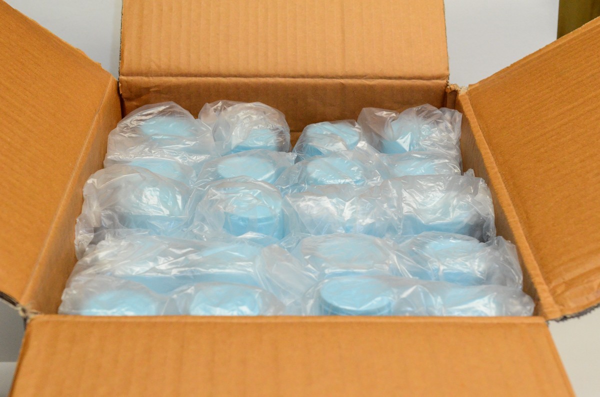 DENTAL PRACTICE PLASTIC DISPOSABLE DRINKING CUPS 5 OZ / 148 ml BLUE CASE OF 1000