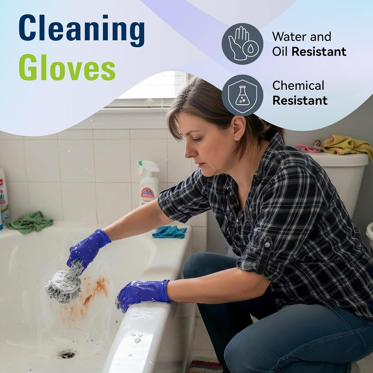 SWIFTLITE Disposable Nitrile Gloves, Food Safe, Latex-Free Powder-Free, Kitchen
