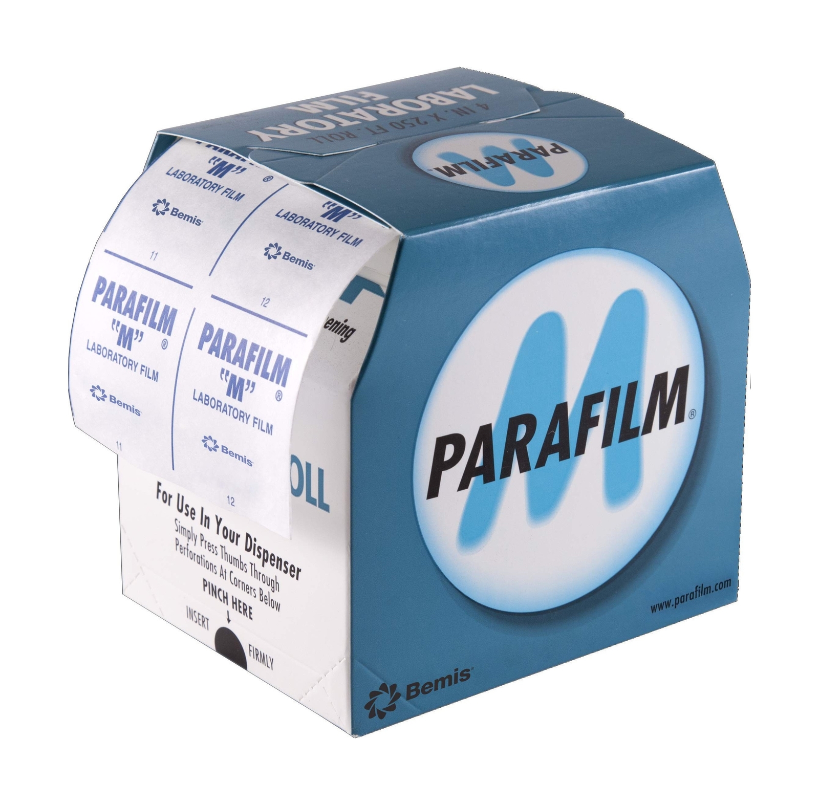 Parafilm M PM999 All-Purpose Laboratory Film, 4″ x 250′ on 1″ Core