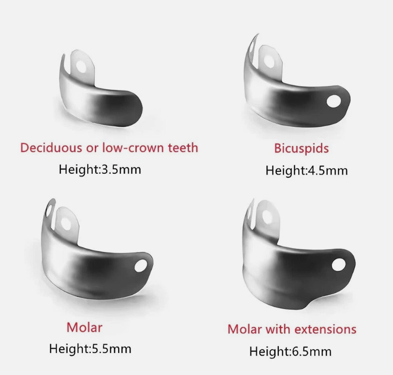 Dental Matrix Bands Ring Sectional Matrice Clamp Fit Garrison Palodent V3 System