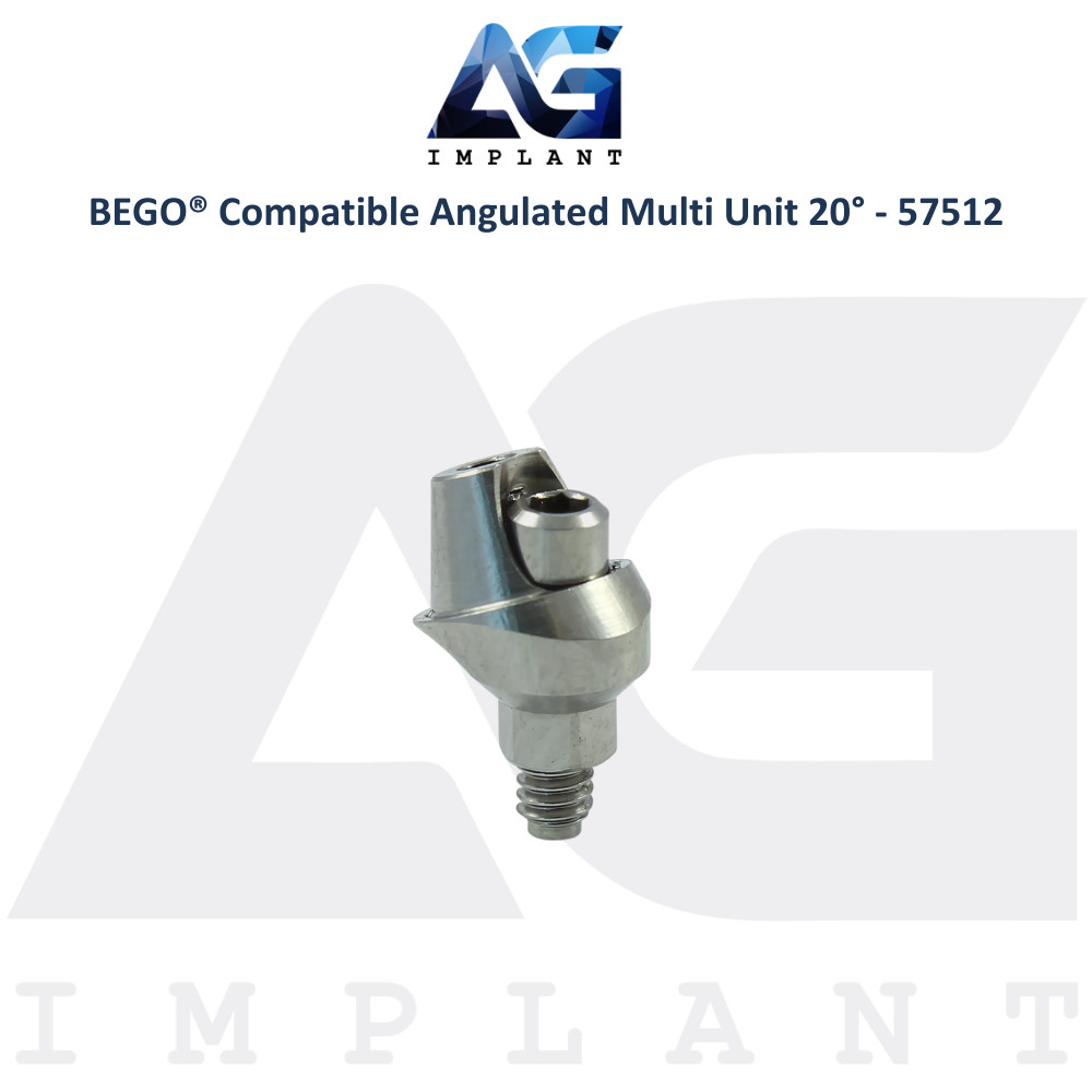 x10 Angulated Multi Unit 20° Prosthetic Compatible with BEGO® – 57512 Dental Lab