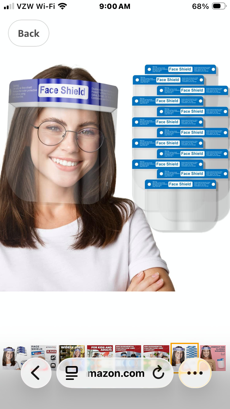 FACE SHIELD Protective Isolation Masks, YOU CHOOSE Bulk quantity ONLY ..LOCAL!!
