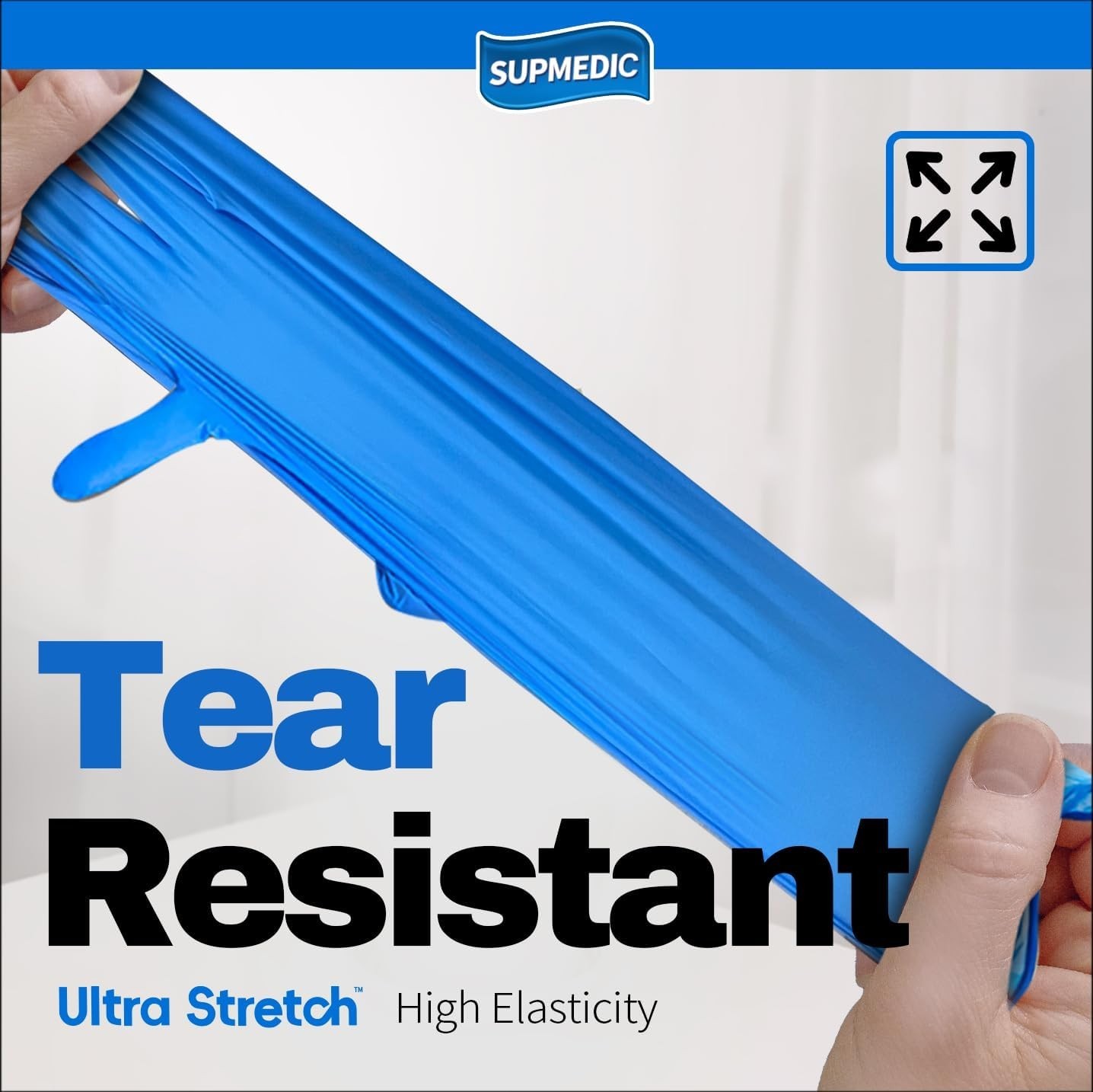 Allergy-Free Nitrile+ Disposable Gloves, 100 Pcs – Perfect for Home & Lab Use