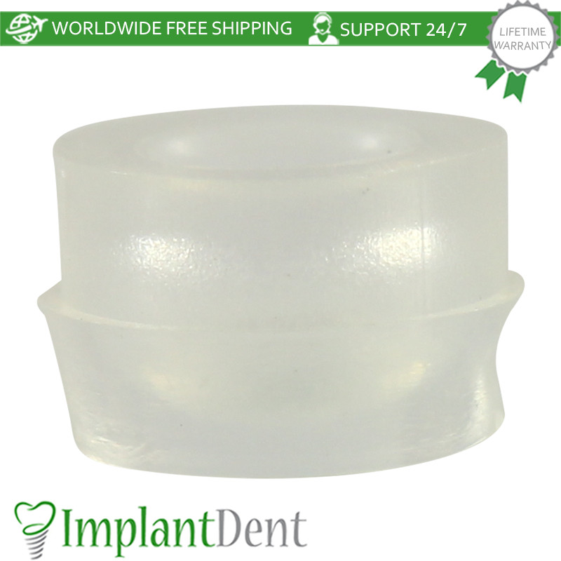 10x Dental Undersized Standard Silicone Caps For Ball Attachment 1300g