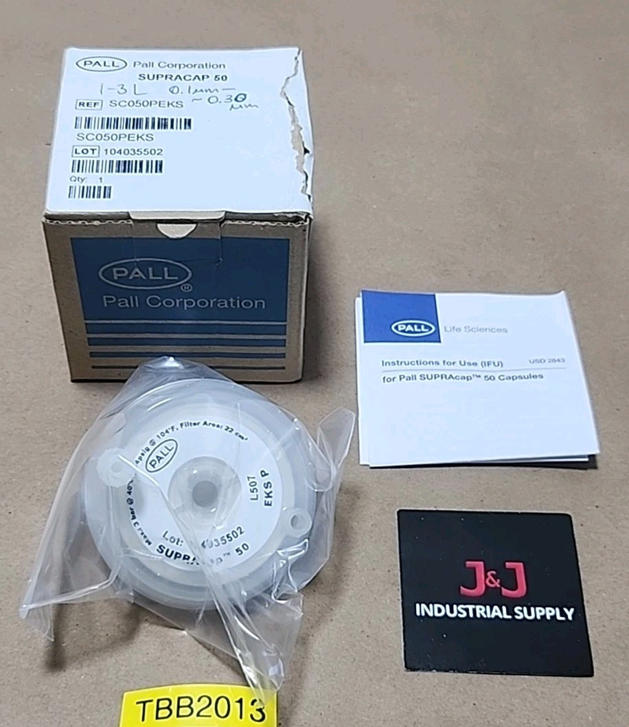*NEW* Pall SC050PEKS SUPRAcap 50 EKS P Depth Filter Capsule 🇩🇪 Made + Warranty