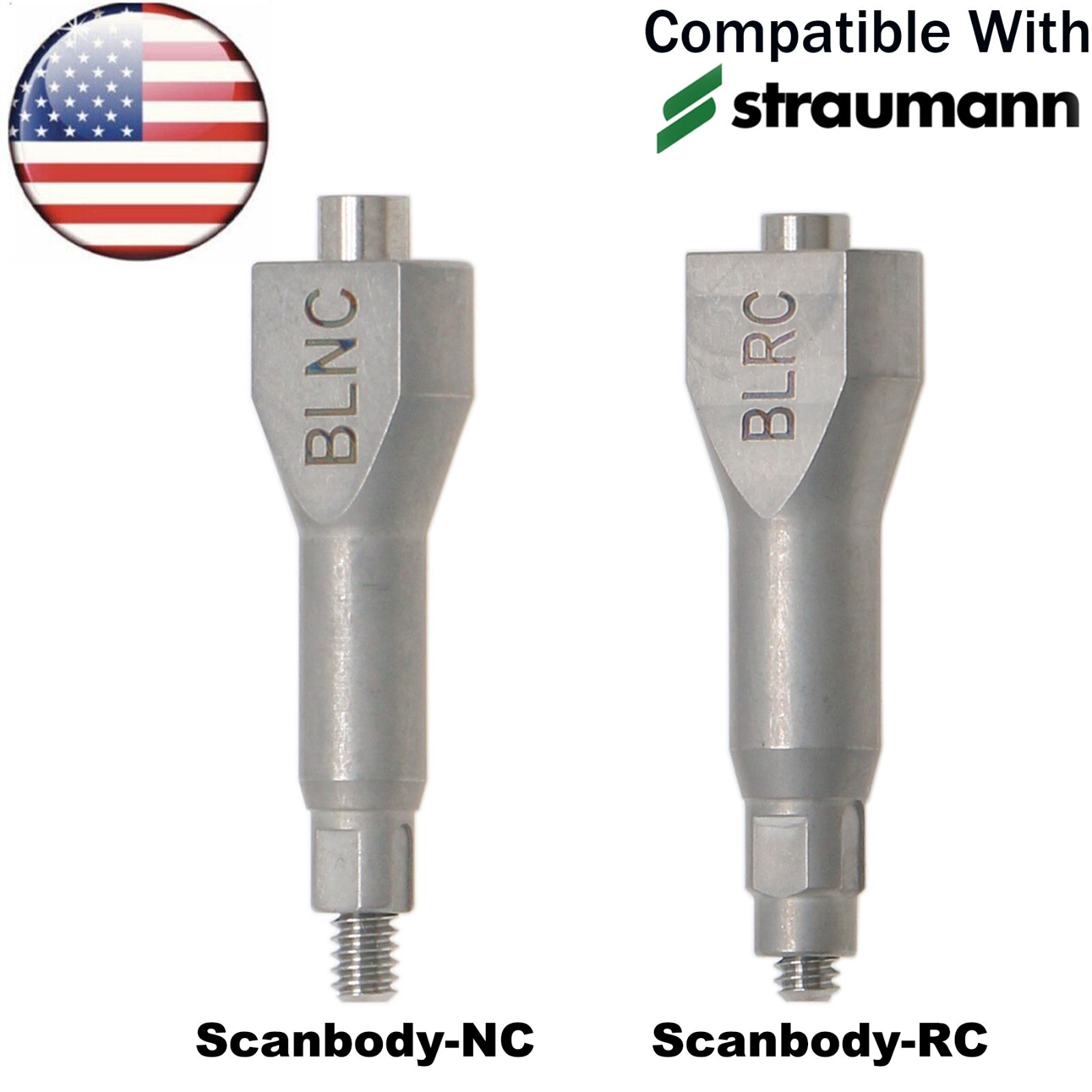 US CAD/CAM Implant Scan Body Fits Hiossen Osstem ET/Nobel Biocare/Straumann ITI