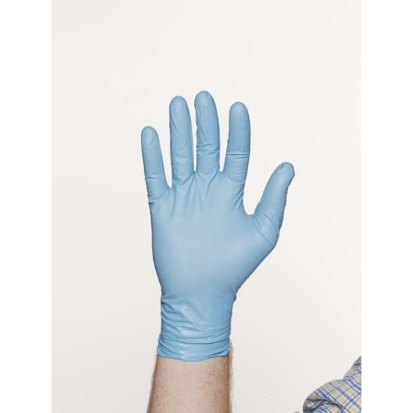 Showa 9905Pfm 9905Pf, Disposable Gloves, 6 Mil Palm, Nitrile, 11 In L,