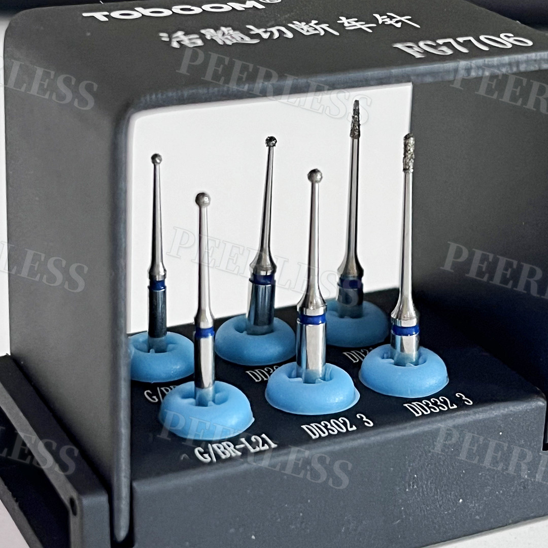 Dental Pulpotomy Access Open Pulp Cavity Burs Less Invasive Bur 6Pcs/kit FG7706