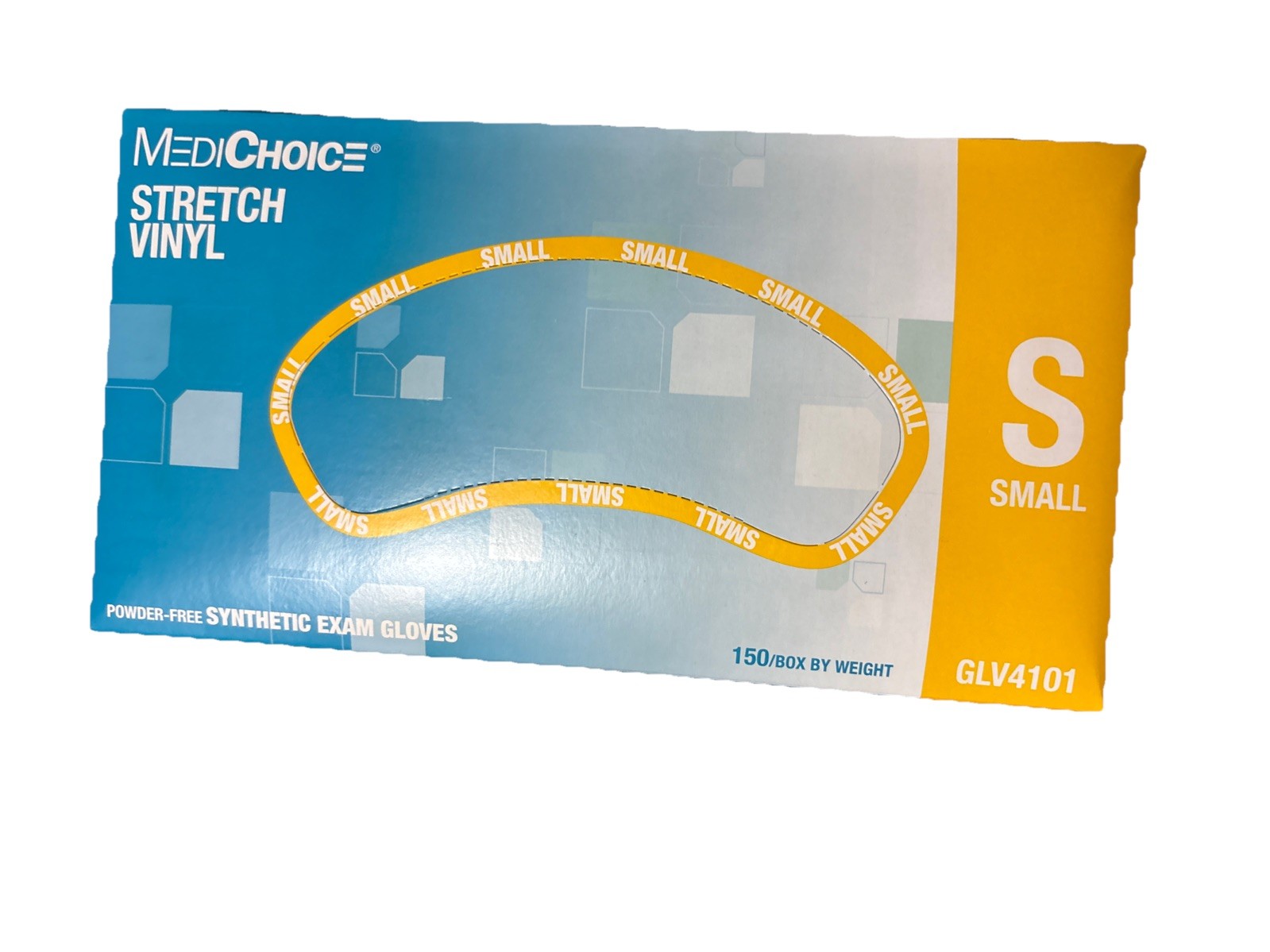 MediChoice Stretch Vinyl Powder Free Synthetic Exam Gloves – Quantity 1500