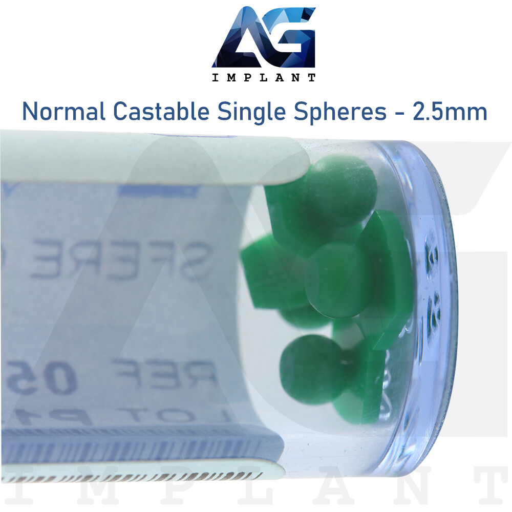 4 Normal Castable Single Spheres OT Cap Ball Attachment Rhein83