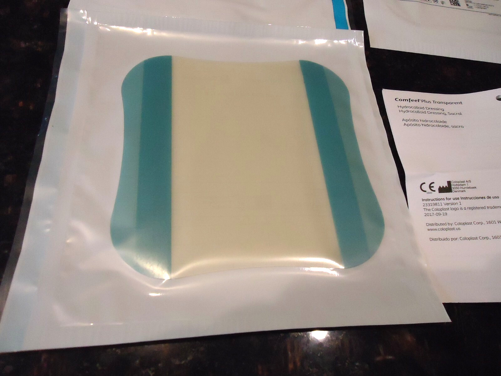 Comfeel Plus Transparent Clear Hydrocolloid Dressing 6″ x 6″ (Box of 4) # 33539