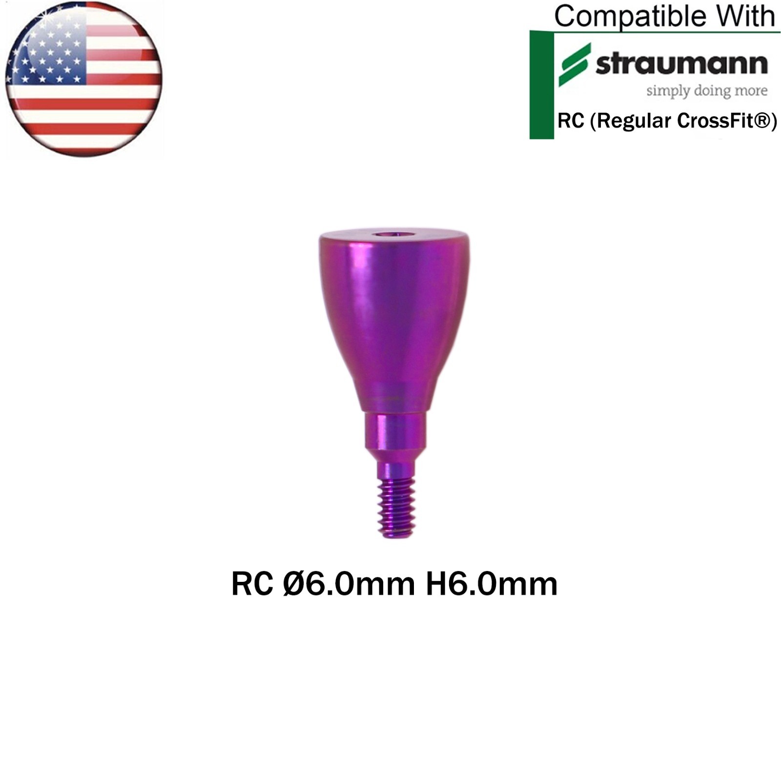 US RC Dental Healing Abutment Healing Closure Caps Fit Straumann ITI Bone Level