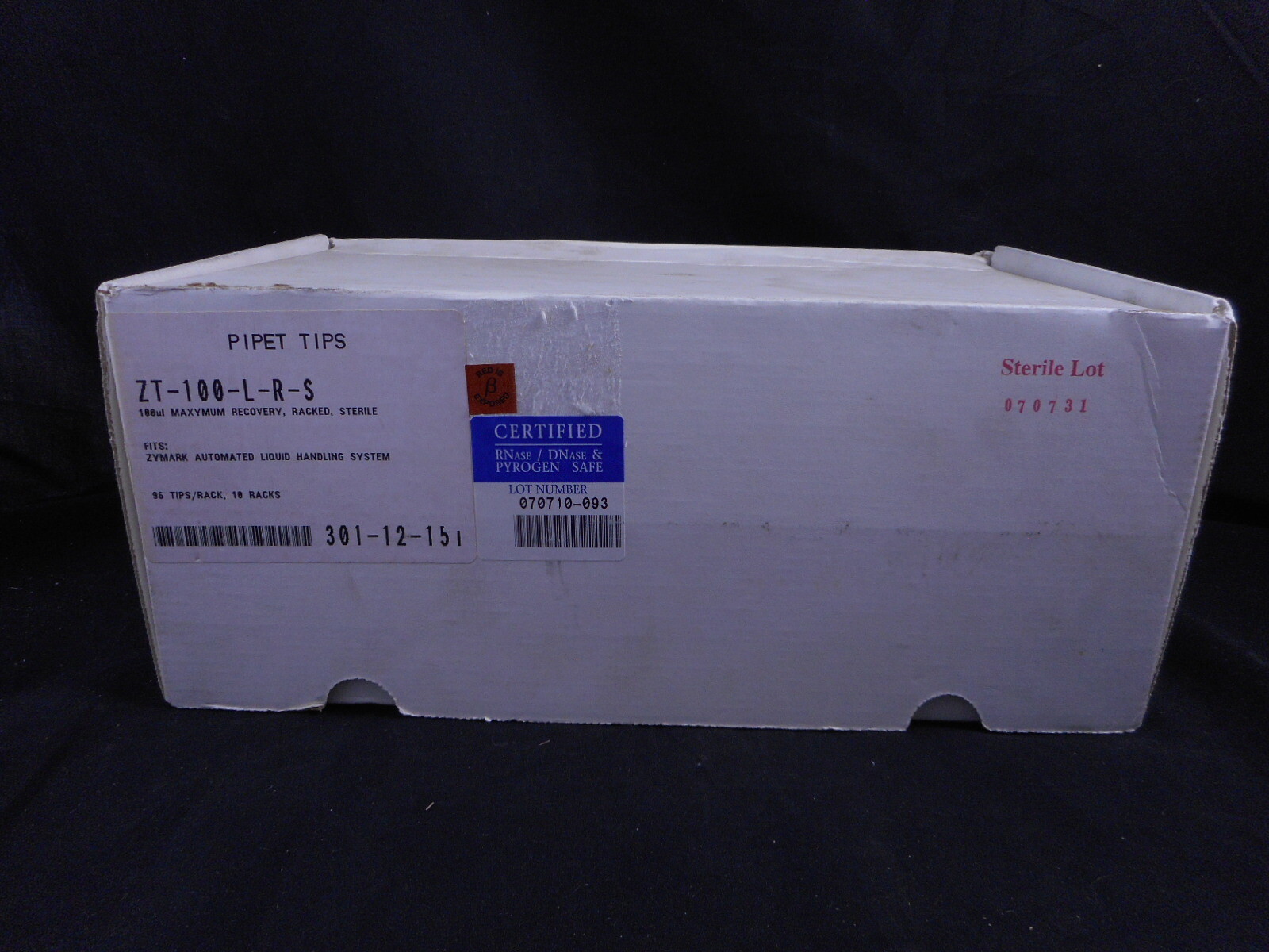 Corning AXYGEN Maxymum Recovery 100μL 96/Rack Clear Filtered Pipette Tips 864/Cs