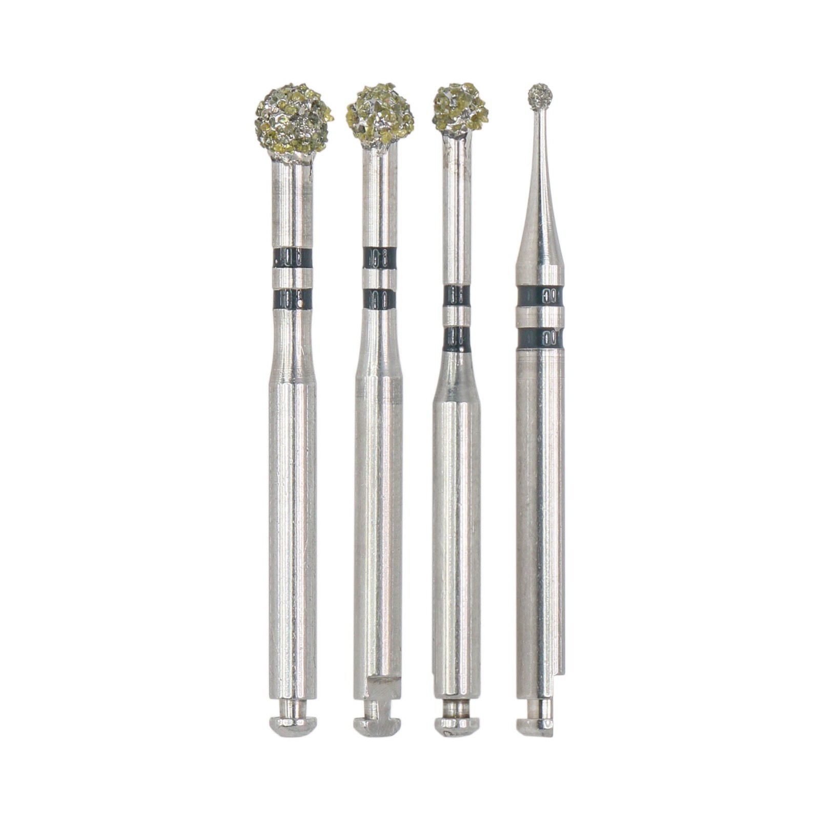 4Pcs/Kit Degranulation Burs Kit Osseous Debridement Remove Bone Tissue Remnant
