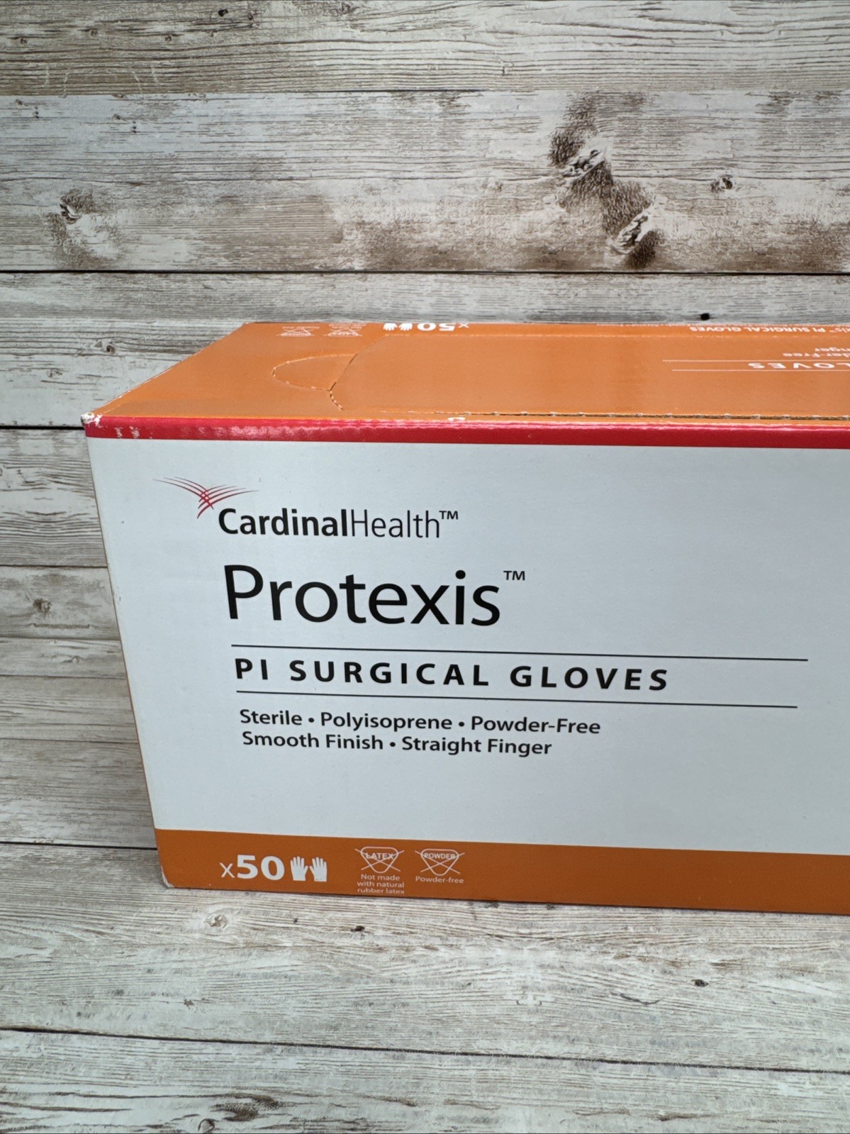 Protexis PI Surgical Gloves *OPEN FRONT BOX 50 PAIR* Cardinal Size: 9 *See Date*