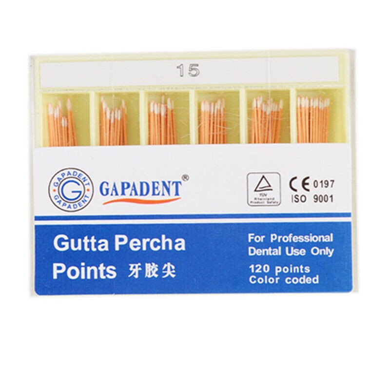 Dental Endo Gutta Percha Points Absorbent Paper Point Color Coded 0.02/0.04/0.06