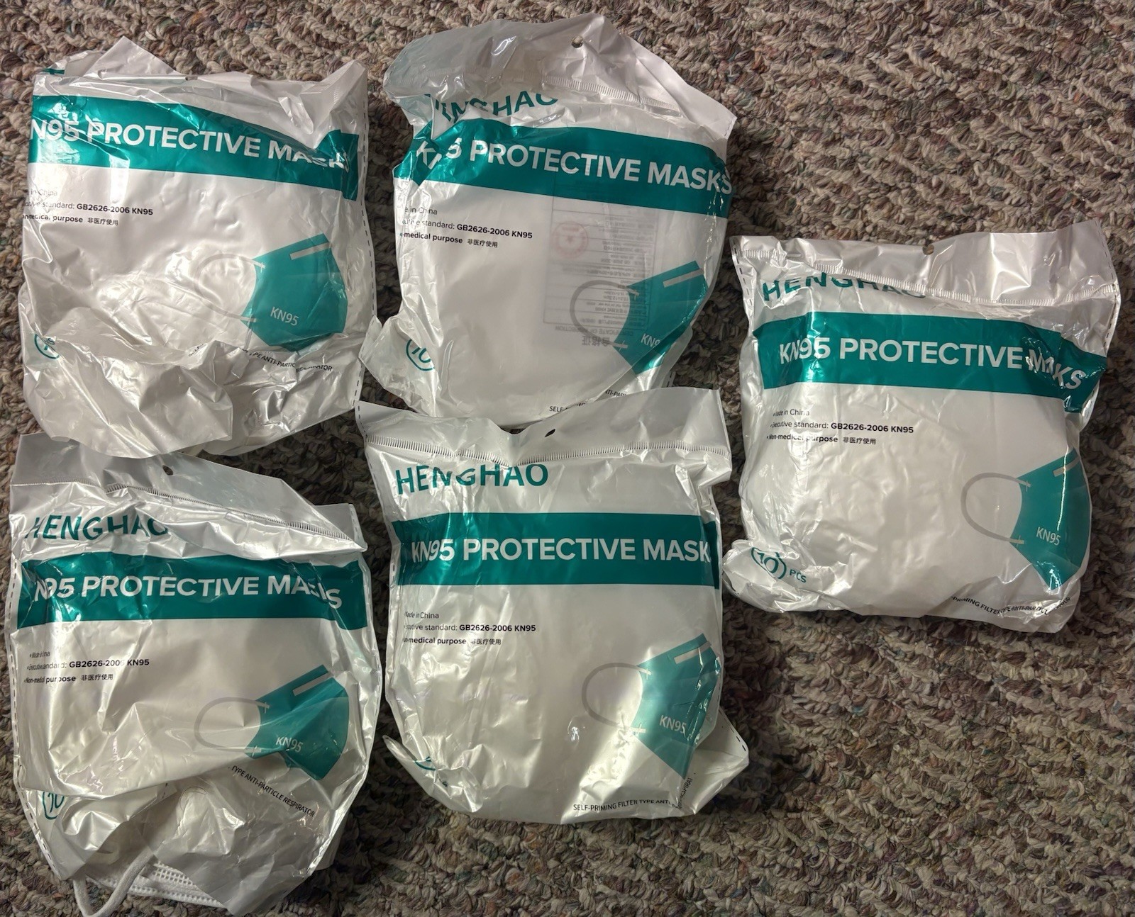 50-Pack White KN95 Face Masks – Superior Protection & Comfort