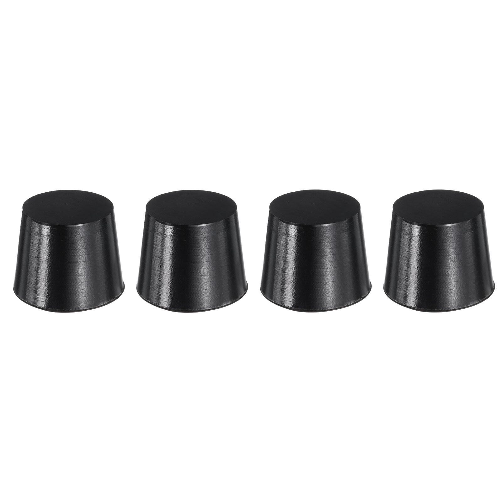 4Pcs Rubber Stoppers 26mm to 32mm 25mm Solid Tapered Lab Rubber Plugs