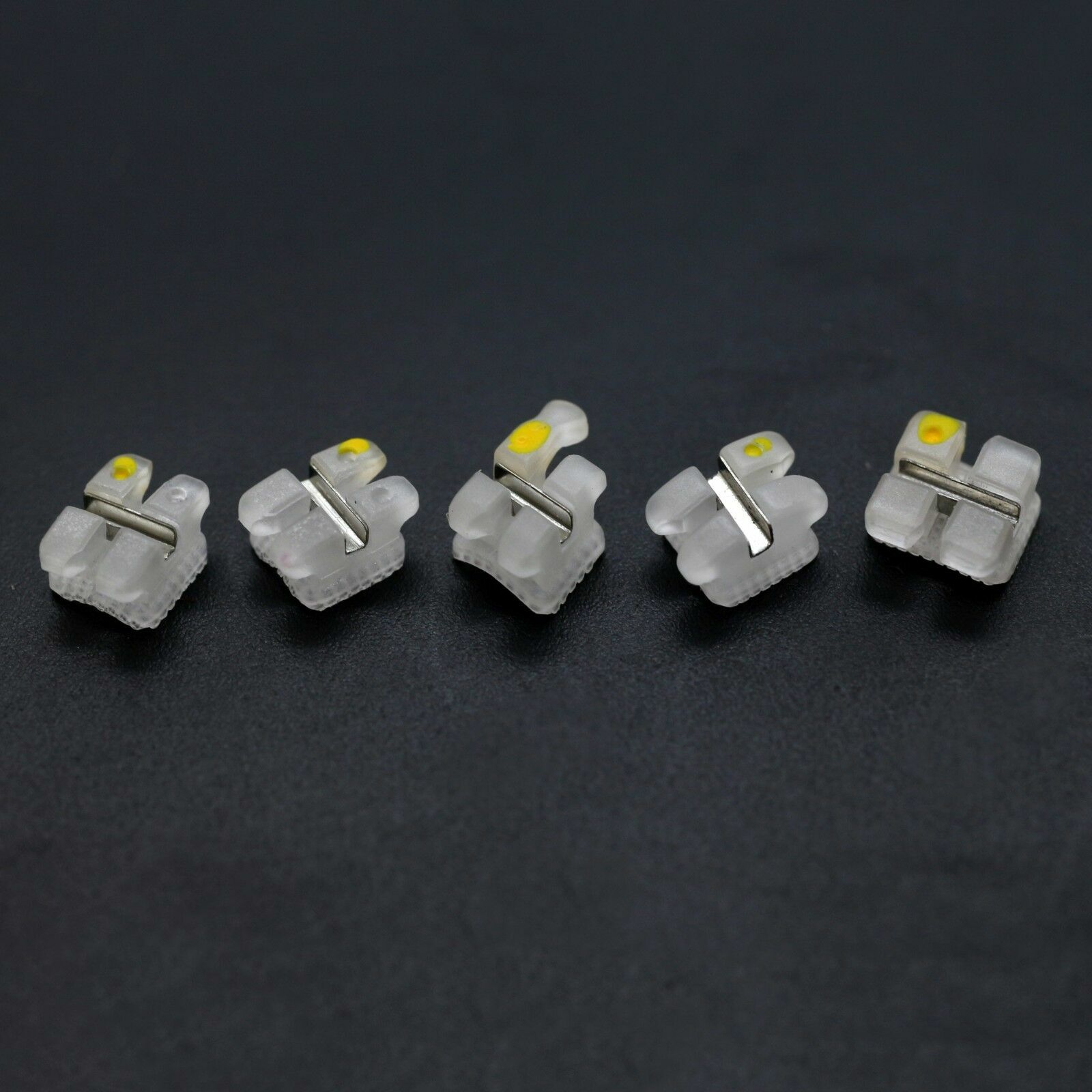 3M Clarity type Orthodontic Ceramic Bracket Braces Clear Metal slot Roth MBT 022