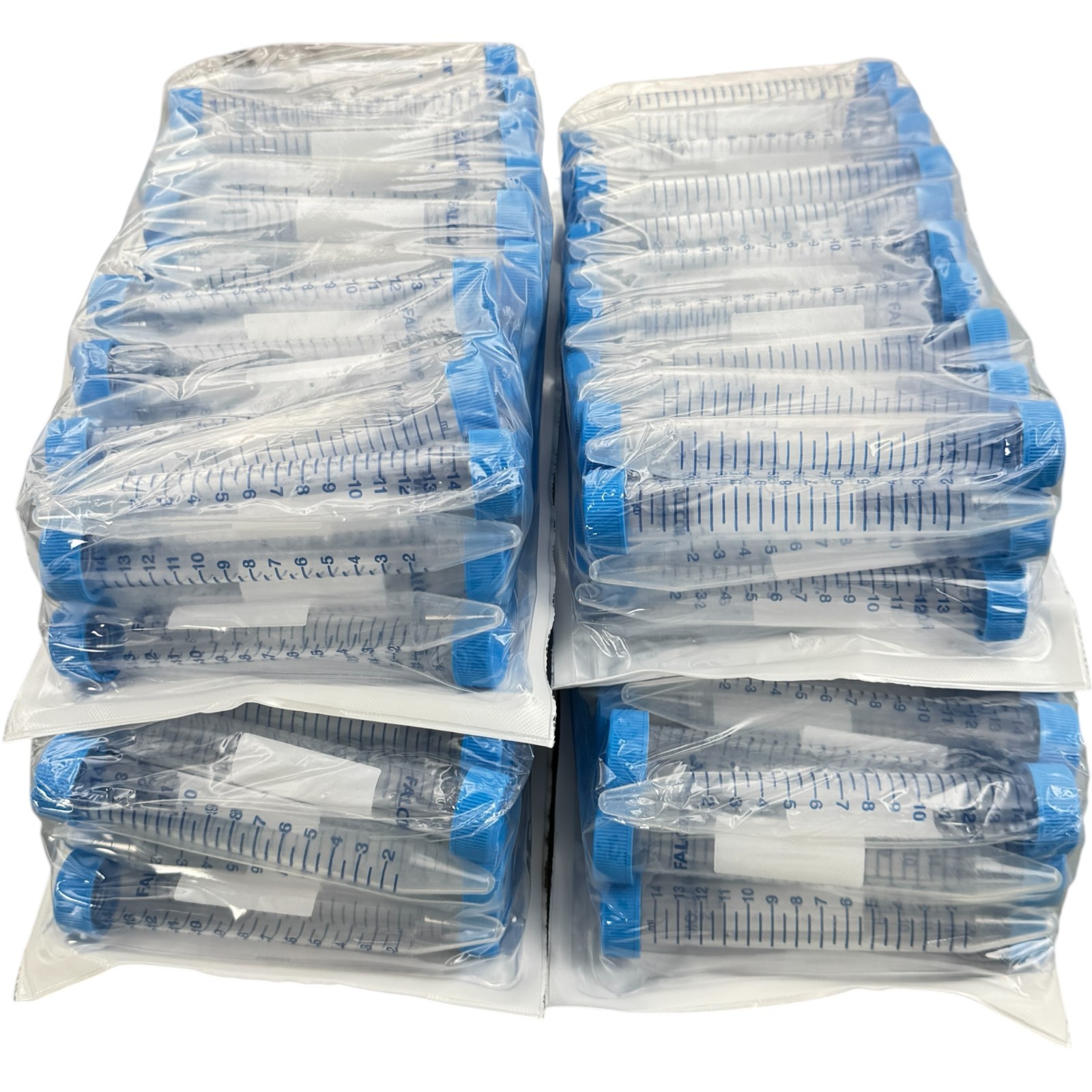 Falcon 15 ml High Clarity Polypropylene Conical Tube 17×120 mm Style 200 pack